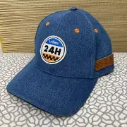 24H Le Mans Blue Denim Hat Adjustable Baseball Cap From France NEW LM24hr