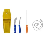 Butcher Knife Set Tool Kit Combo - SK2 Yellow SK2Y-COMBO-1