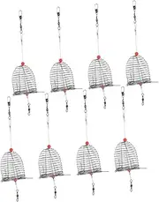 GANAZONO Fishing Bait Trap Cage 8 Pack Metal Lure Cage Carp Fishing Gear Bait Holder