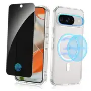 for Case with Privacy Screen Protector, Google Pixel 9 / Pixel 9 Pro Clear