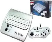 SNES/NES FC Twin Video Game System, AV Super Retro System Console - Silver