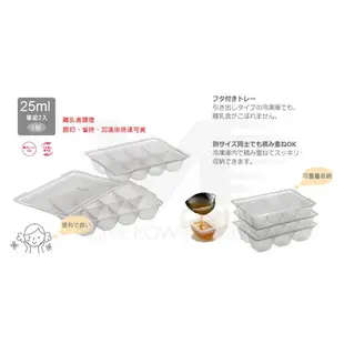 暢銷現貨 日本Richell-利其爾第二代寶寶副食品連裝盒 冷凍分裝盒(25ML*8格/兩入)