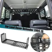 Black Steel Tailgate Table Foldable Cargo Shelf For LR Defender L316 2004-19 (for: Land Rover)