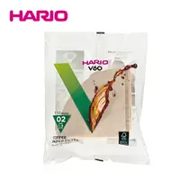 在飛比找PChome24h購物優惠-HARIO V60原色02濾紙110張 VCF-02-110