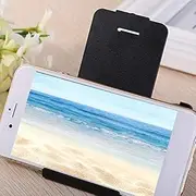 Tablet Stand Rectangle Shape Foldable Mount Holder Desk Adjustable Angle Portable Easy Use Universal Durable Home Office,Black