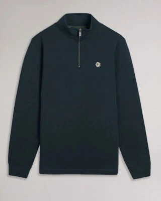Ted Baker Kilbrn Blue High Neck Sweatshirt Size 7 NWT $149 (TB-2)