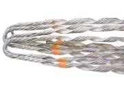 Galvanized Steel Preformed Tree Grip / Dead End, 3/8" (1 pc). PLP Brand, USA