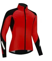 [GDDO] Men's Winter Cycling Jacket Thermal Fleece Softshell Winter Jacket Waterproof Breathable Reflective for Cycling Sports Running Windproof Reflective MTB Bicycle