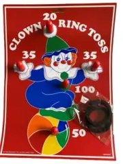 Circus Clown Ring Toss Party Game - Circus Big Top Party Supplies
