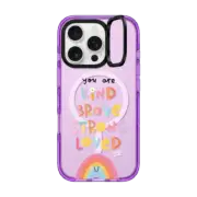 iPhone 16 Pro Impact Ring Stand Case MagSafe Compatible You are LOVED by Laura Jane Illustrations