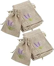 FONDOTIN 20pcs Refillable Drawstring Sachet Bags Small Cloth Lavender Sachets for Closet Organizing Wedding Favors Home Decor and Spice Storage