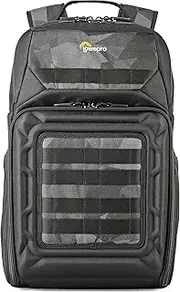 Lowepro Droneguard Bp 250 DJI Mavic Pro Backpack with Impact Protection for Drone Plus Space for Extra Batteries, Transmitter, Laptop, Tablet and More, Black, (LP37099-PWW)