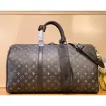 KEEPALL BANDOULIÈRE 50 旅行袋 M41416 11596 黑花 做舊版 24新款 男包 行李包