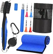 Vaveren Golf Club Cleaner Golf Cleaning Brush Golf Tool Multipurpose Portable Golf Club Cleaning Kit Golf Accessories for Golf Irons