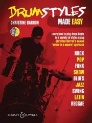 Drum Styles Made Easy Learn How to Play Rock Pop Blues Jazz Lessons Book CD