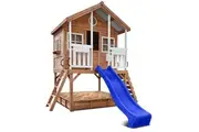 Lifespan Kids Winchester Cubby House with 1.2m Elevation Platform and 2.2m Blue Slide