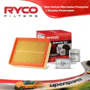 Ryco Oil Air Fuel Filter Service Kit for Renault Laguna PRS30 03/2002-01/2006