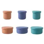 Silicone Lunch Box Thermal Container Bento Box Microwave Safe for Kids