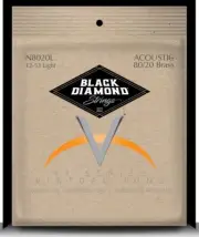 Black Diamond Guitar Strings Acoustic Light Brass Wound 12-53