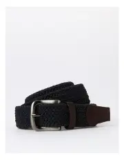 [Blaq] Woven Belt in Navy