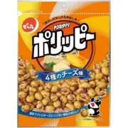 Porippy Peanut snack Cheese flavor 90g Denroku from Japan