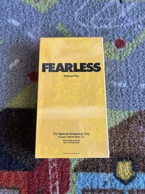 Fearless VHS FYC Academy Screener 1993 Jeff Bridges Isabella Rossellini New
