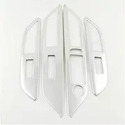 Power Window Switch Car Window Switch Cover Control Panel Trim Accessories for Peu&geot 3008 GT 2 2nd 2017 2018 LHD