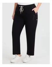 [Taking Shape] Ponte Celia Stitch Detail Pant Black