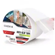 Chesk Grip Tape for Stairs – 4in x 30ft Glow in The Dark Clear Grip Tape –