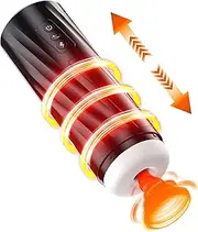 Automatic Male Masturbator, SUPOLA Male Masturbator Cup with 7 Thrusting & Squeezing Modes, Hands-Free Electric Pocket Pussy Male Stroker, 3D Texture TPE Vagina Machine, Male Sex Toys for Men