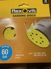 Flexovit sanding disc for timber coarse 60 Grit