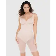 Miraclesuit Shapewear Sheer Shaping Long Leg Full Body Shaper
