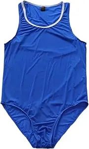 [TiaoBug] Men's Soft Body Shaping Freestyle Wrestling Singlet Leotard Smooth Bodysuit