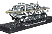 1:72 Alloy WWII German Army Landwasserschlepper Tank Model Armored Vehicle Science Exhibition Model