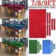 7/8/9ft Pool Table Cloth Felt Snooker Accessories Billiard Tablecloth Cover 1x