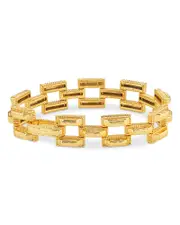 Capucine De Wulf Pathway Petite Link Flex Bracelet in 18K Gold Plated