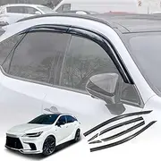 X-CAR Weathershields for Lexus RX RX350 RX500 2022-Onwards Car Weather Shields Wind Deflectors Window Sun Visor 6 Pcs