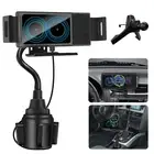 Wireless Car Charger for Z Fold 6/5/4/3, Dual Coil Cup Holder Phone Mount for...