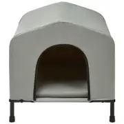 Lexi & Me Grey Canvas Kennel - Large