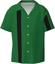 [EdWal] Flag of The Sultanate of Delhi Print Men's Print T Shirts Short Sleeve Polo Shirts Casual Summer Beach Shirt for Men