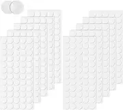 600pcs Double Sided Sticky Dots Stickers,Round Sticky Tape Dots,Tape Sticky Pads and Sticky Dots for Glass,Wall,Metal,Wood or Home Decor