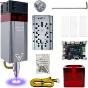 Upgraded 10W Laser Module kit with Air Assist and Magnetic Eye Protection Togeth