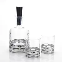 在飛比找ETMall東森購物網優惠-皇家雪蘭莪ROYAL SELANGOR玻璃威士忌杯酒瓶套裝進