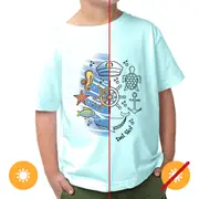 Kids Crew Tee - Sea Adventure by DelSol for Kids - 1 Pc T-Shirt (2T)