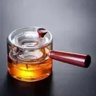 Transparent Glass Teapot Kettle Stove Top Safe Removable Clear Infuser Tea