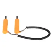 (Orange)Retractable Ice Picks Kit Comfortable Grip Incisive Tip Ice Awls DS