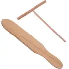 Wooden Rake Bamboo Dragonfly Crepe Spatula Flipper Kitchen Spreader