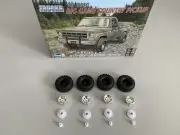 Revell 1/24 1978 GMC BIG GAME COUNTRY PICKUP Wheels And Tires /JUNKYARD/DIORAMA
