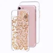 Case-Mate Impact Resistant Karat Case for iPhone 8/7/6/6s - Rose Gold/Clear