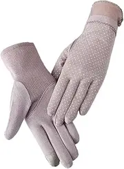 [LEIXIUSM] Women's Spring/Summer Outdoor Cycling and Driving Short Gloves Lace Touch Screen Gloves